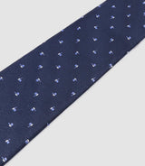 Cravate Classique 7cm marine "Camille" - IZAC