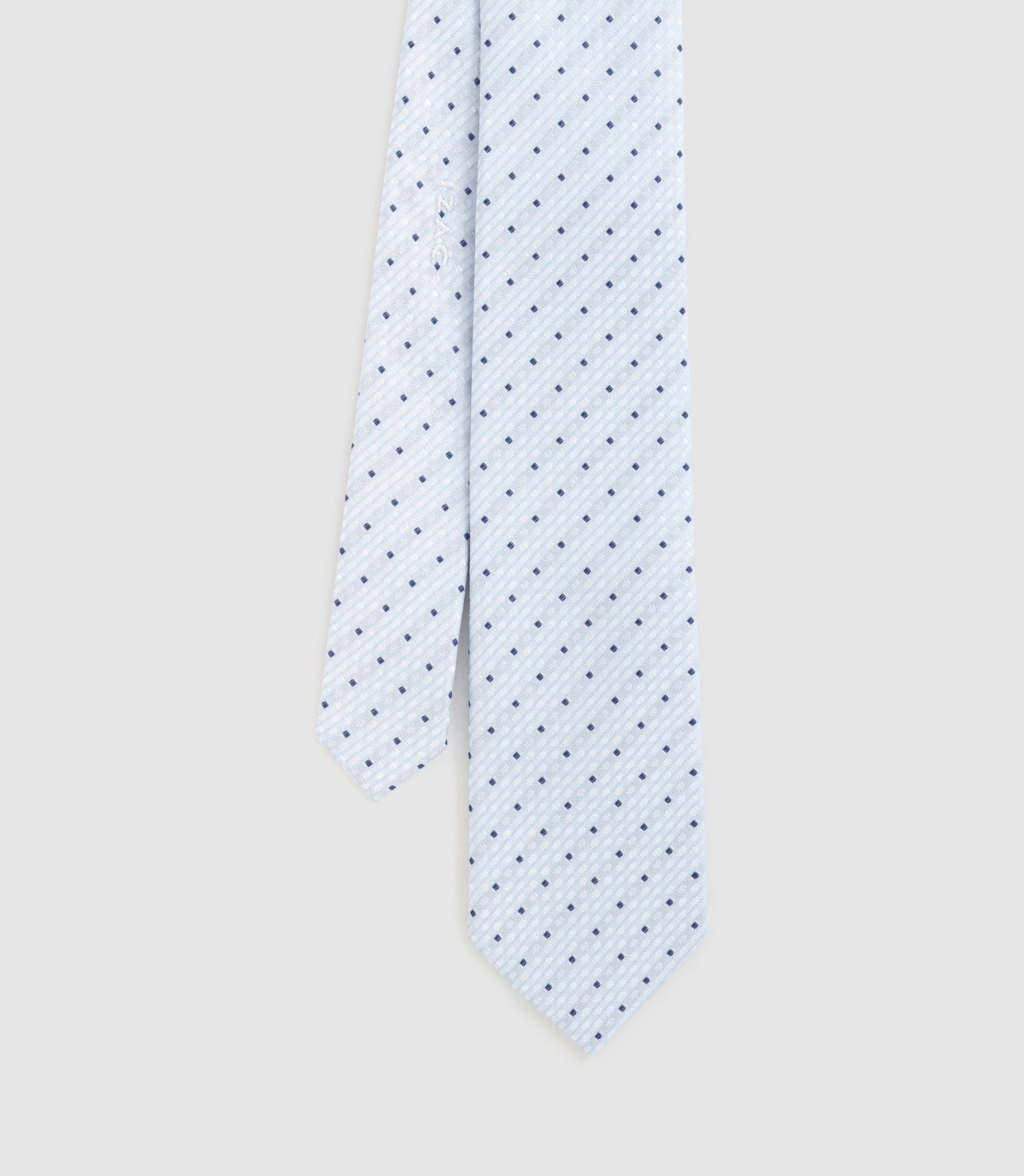 Cravate Classique 7cm ciel "Camus" - IZAC