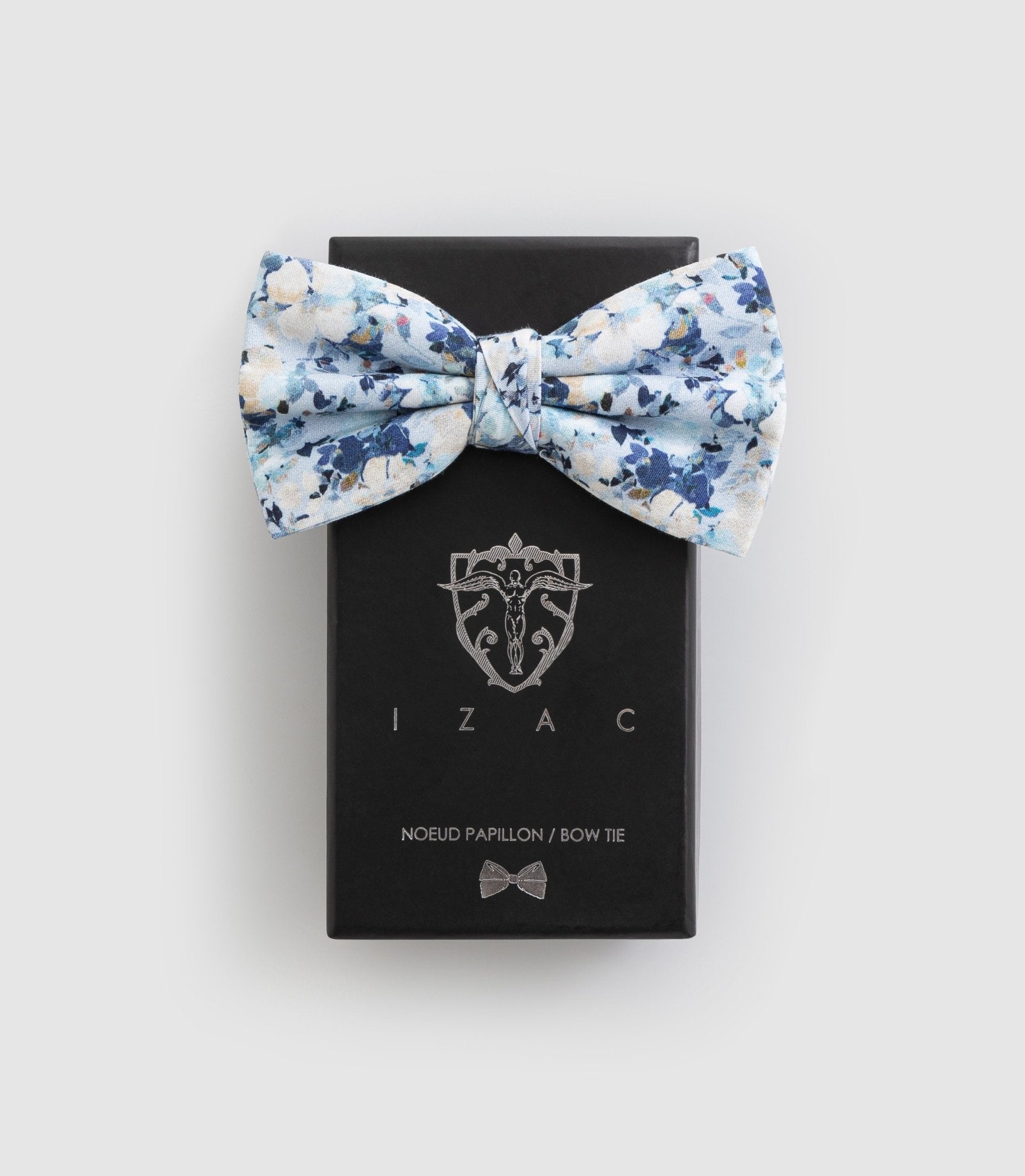 Noeud papillon bleu "Inpdeby" - IZAC