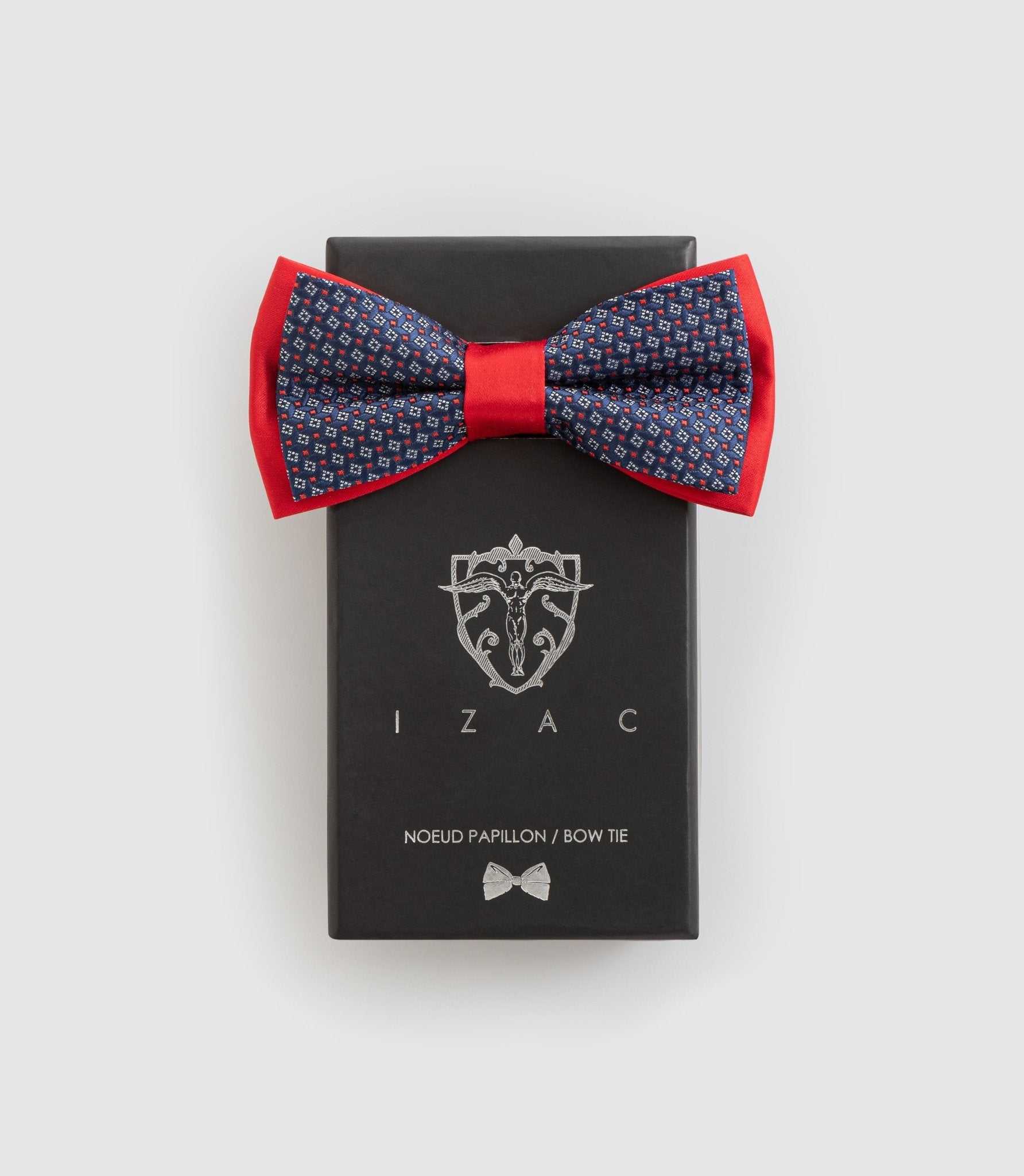 Noeud papillon marine "Npduo cedric" - IZAC