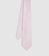 Cravate 8cm rose "Martine" - IZAC