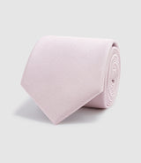 Cravate 8cm rose "Martine" - IZAC