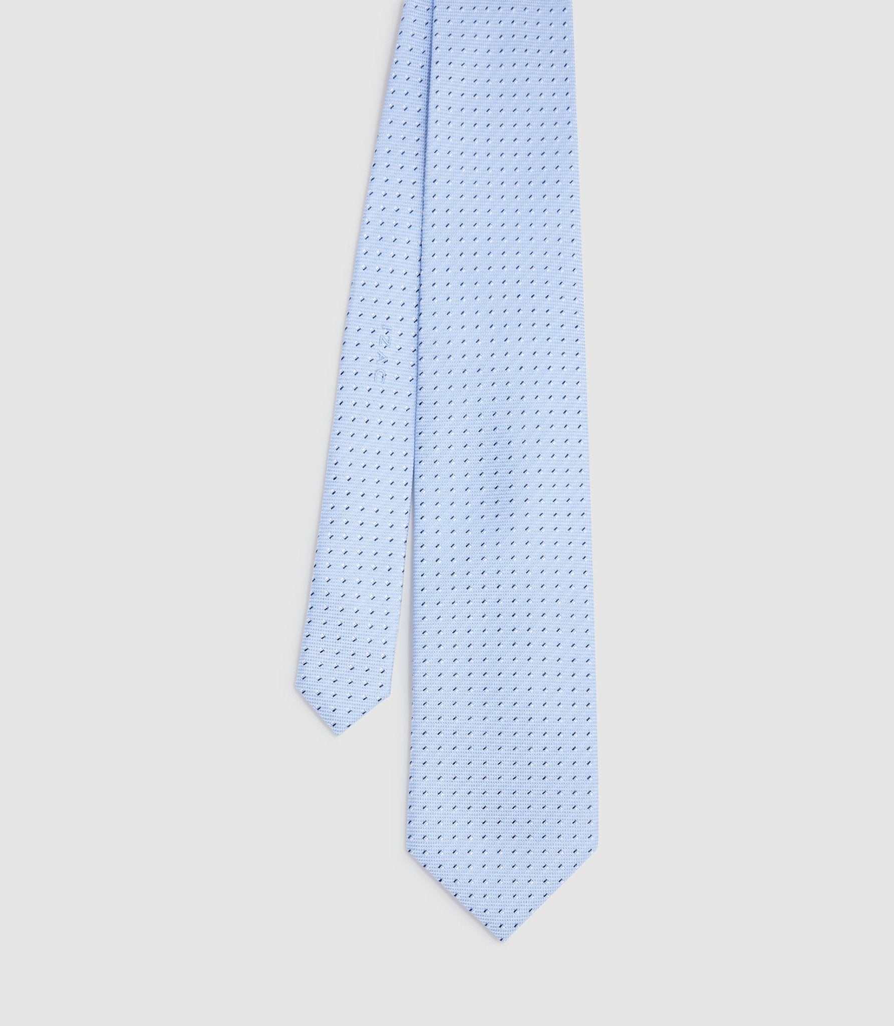 Cravate 8cm bleu ciel "Ulrik" - IZAC