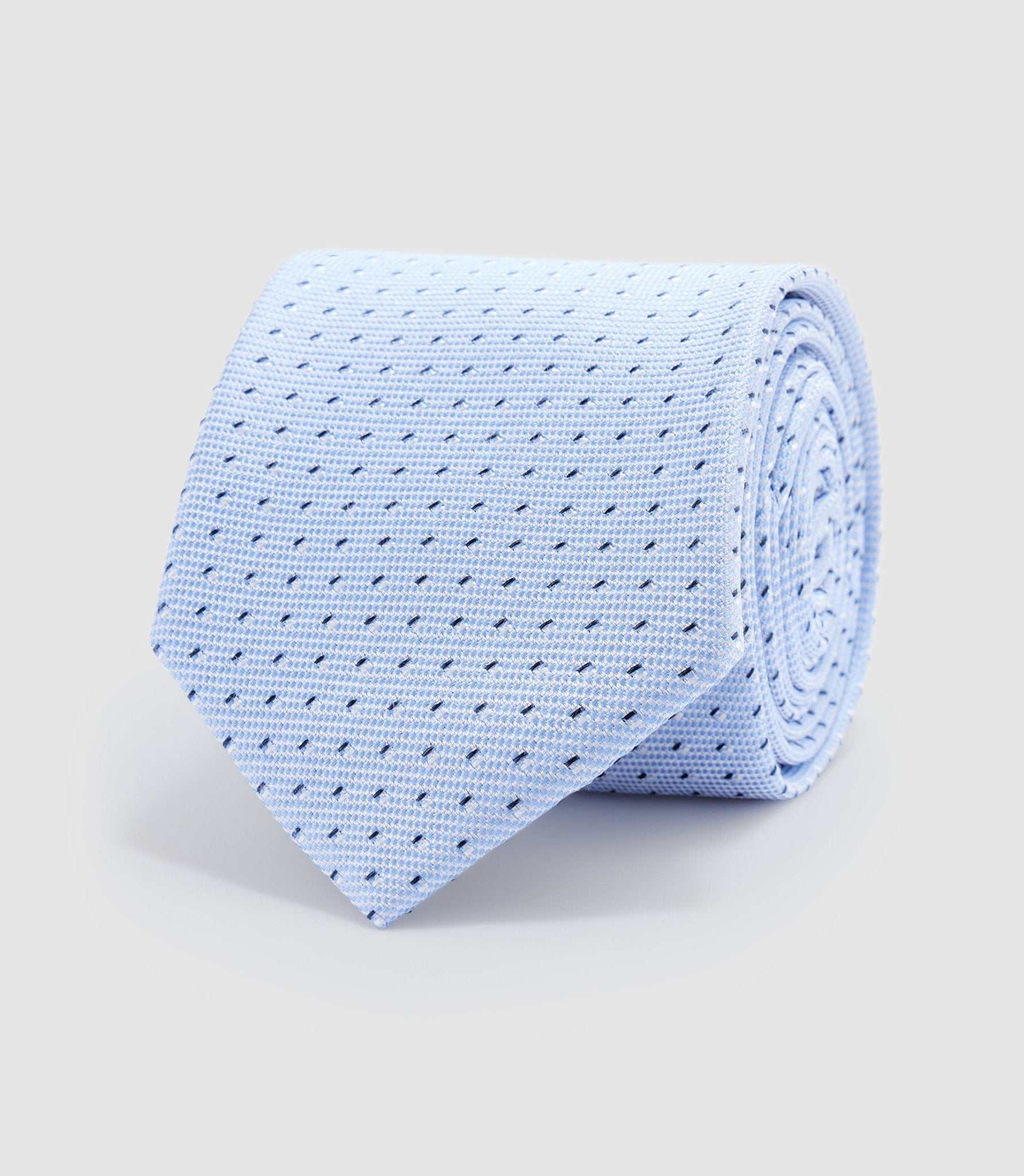 Cravate 8cm bleu ciel "Ulrik" - IZAC