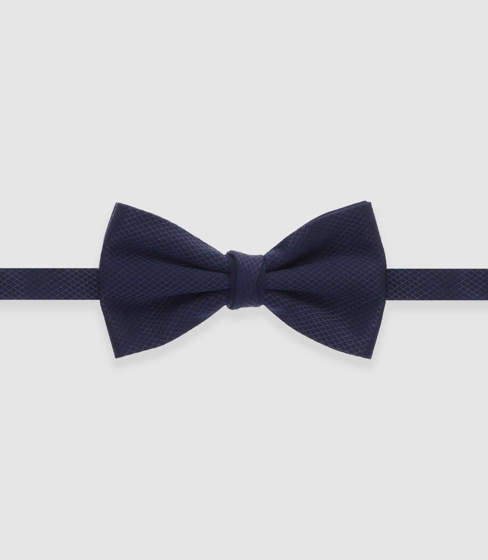 Nœud papillon effet satin marine NPULIX - IZAC