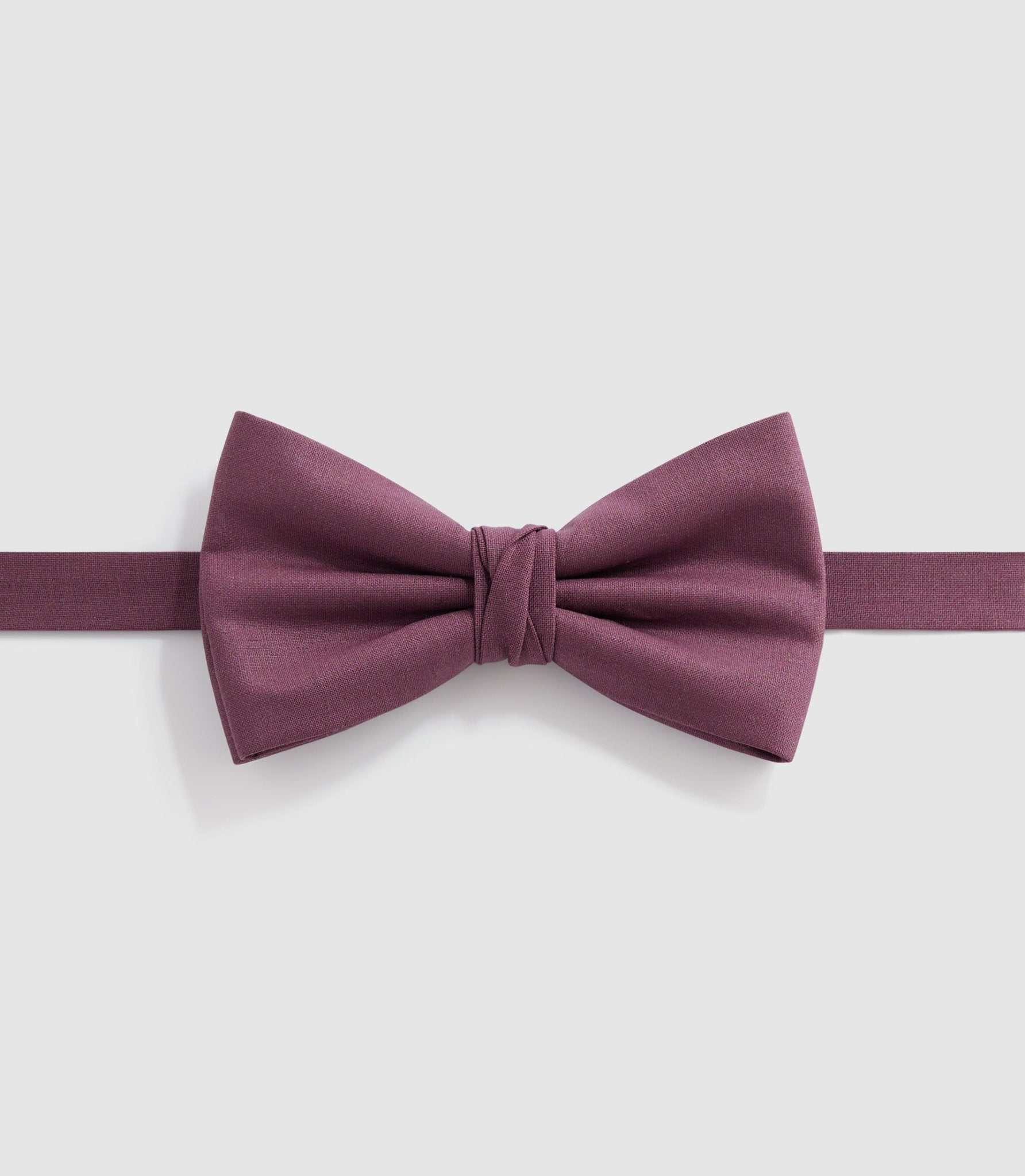 Nœud papillon en soie framboise - IZAC
