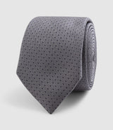 Cravate classique 7cm grise "Jenael" - IZAC