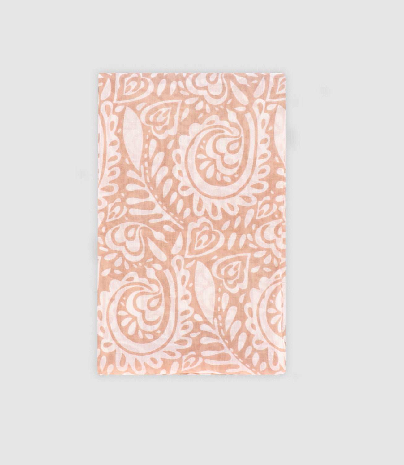 Echarpe feuillage beige - IZAC