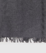 Echarpe douce gris - moyen "Oreline" - IZAC