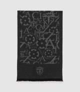 Echarpe avec logo gris anthracite ADRIANO - IZAC