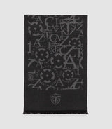 Echarpe avec logo gris anthracite ADRIANO - IZAC