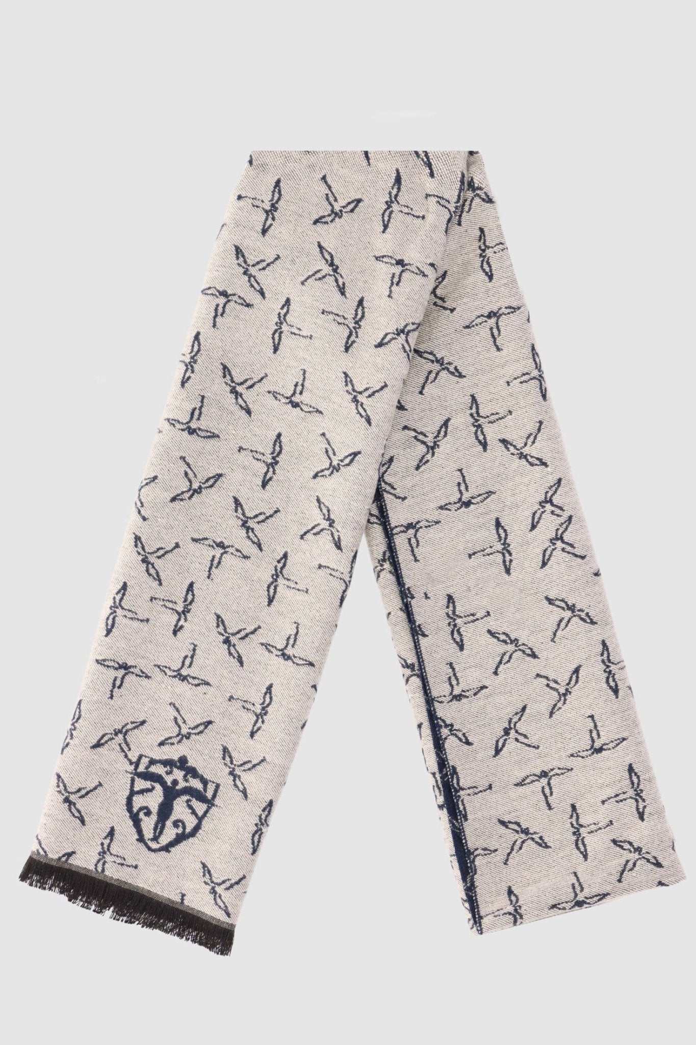 Echarpe à motif indigo ANGE - IZAC