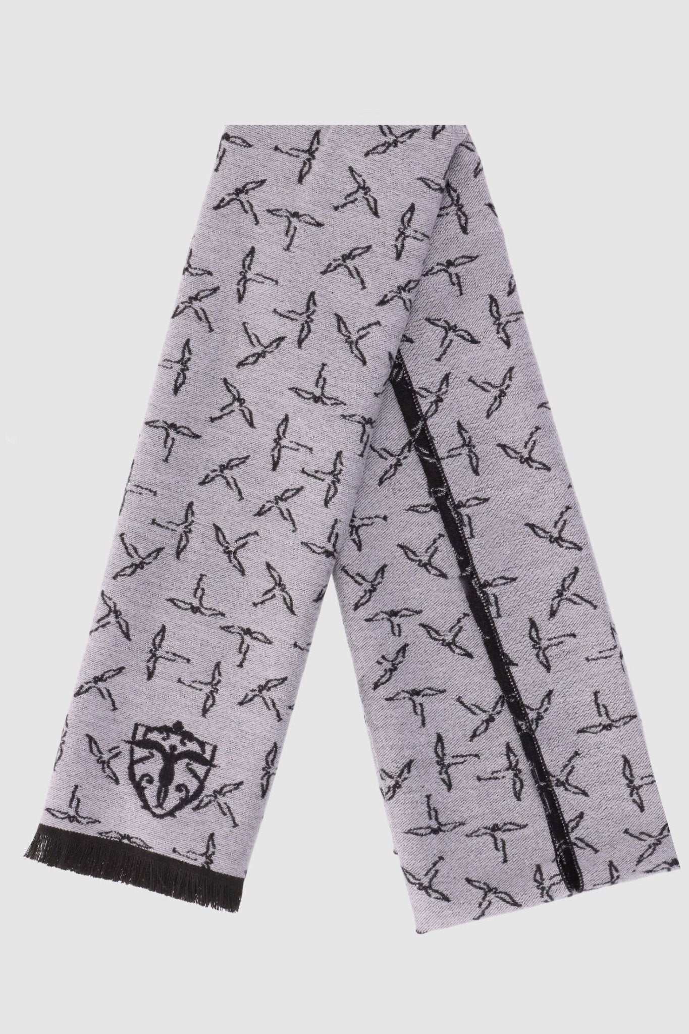 Echarpe à motif noir ANGE - IZAC