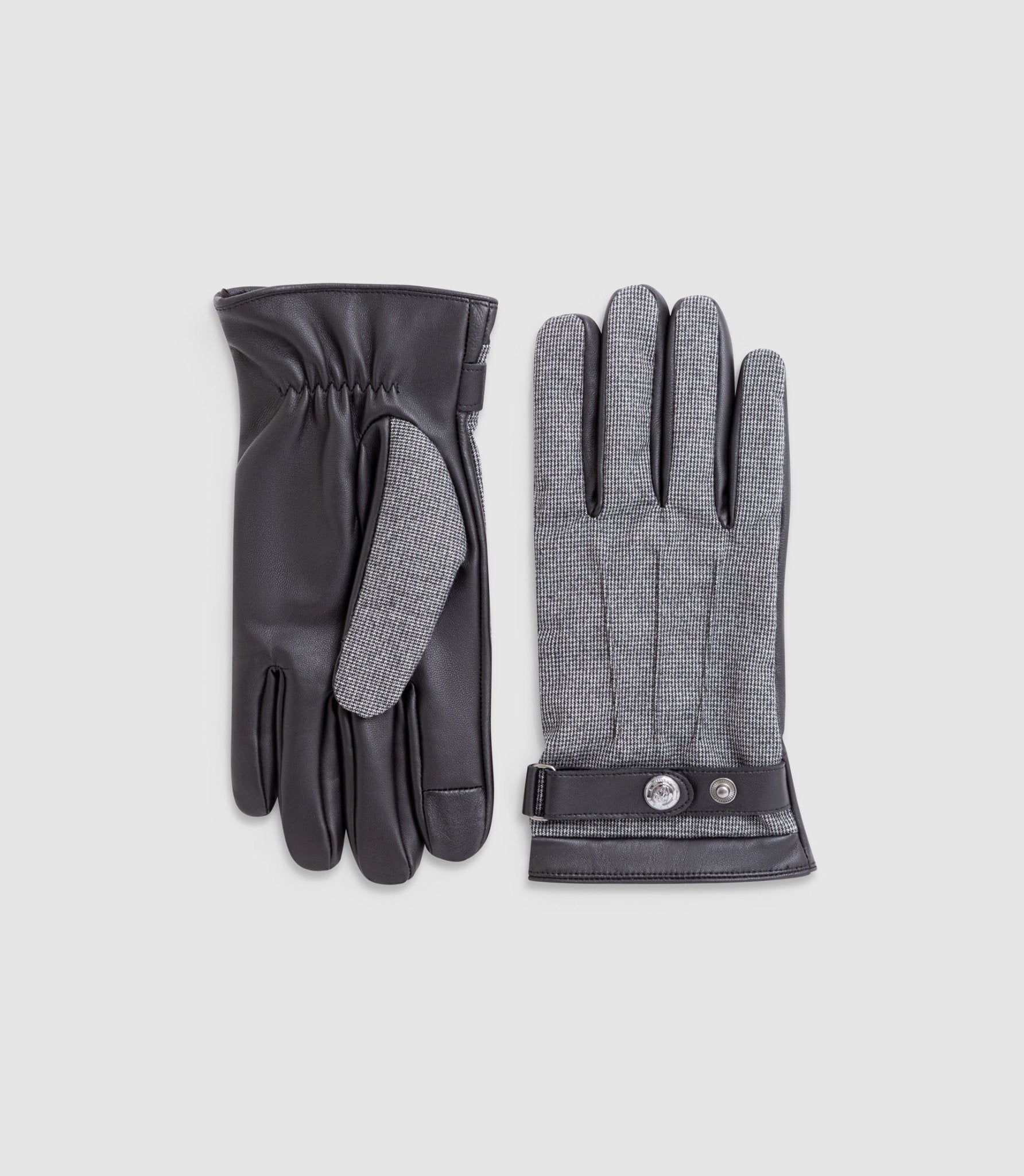 Gants en cuir gris "Zenia" - IZAC