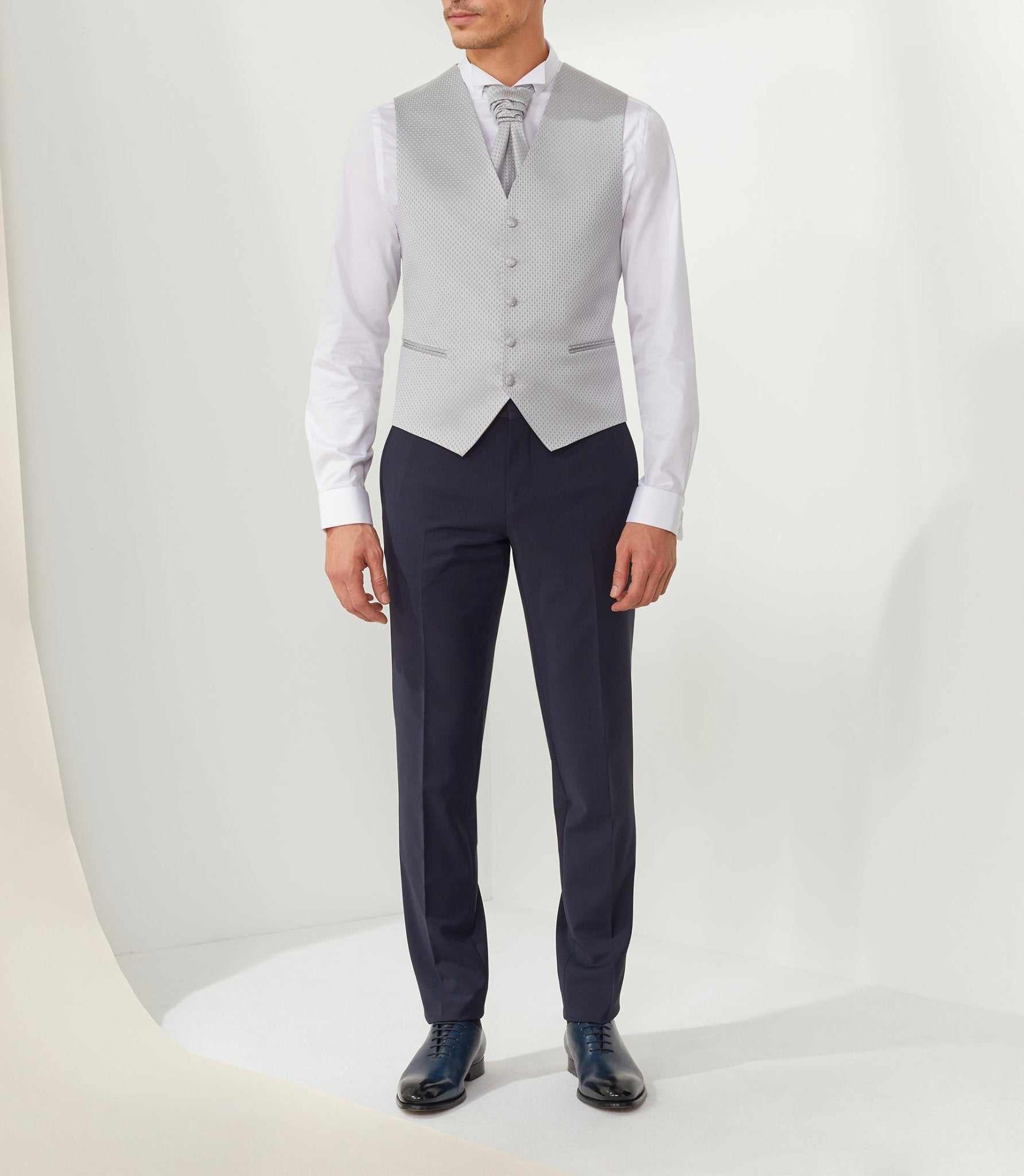 Gilet cérémonie gris "Xong" - IZAC