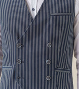 Gilet casual marine "Luis" - IZAC
