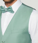 Gilet de costume en laine vert clair JFAVORI - IZAC