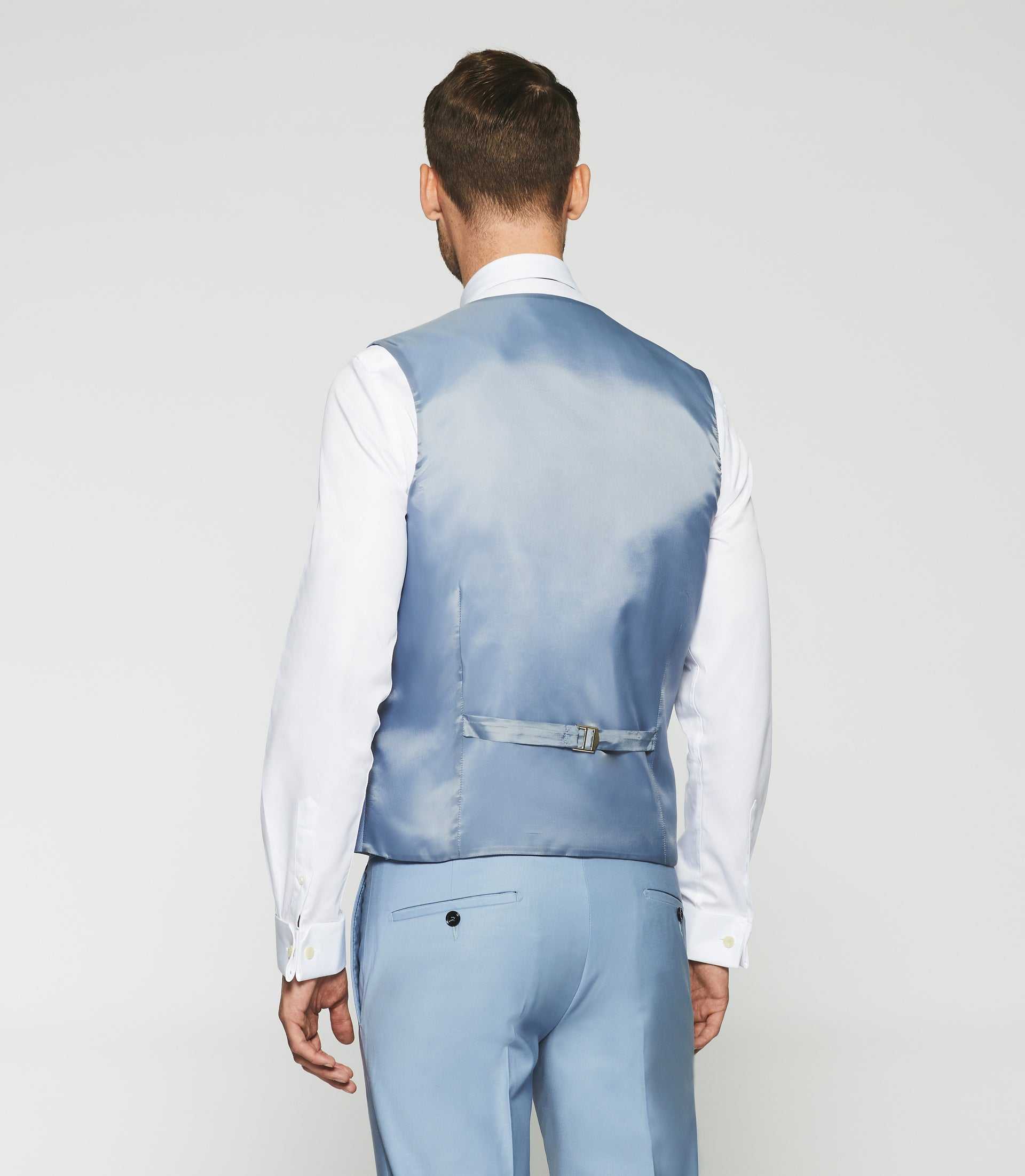 Gilet de costume bleu ciel JOLIE - IZAC