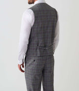 Gilet ville Prince de Galles gris "Ovintage" - IZAC