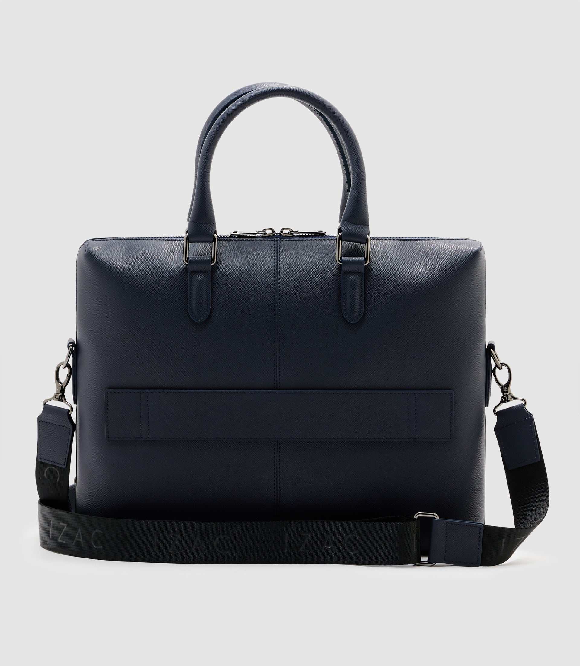 Sac en cuir marine - IZAC