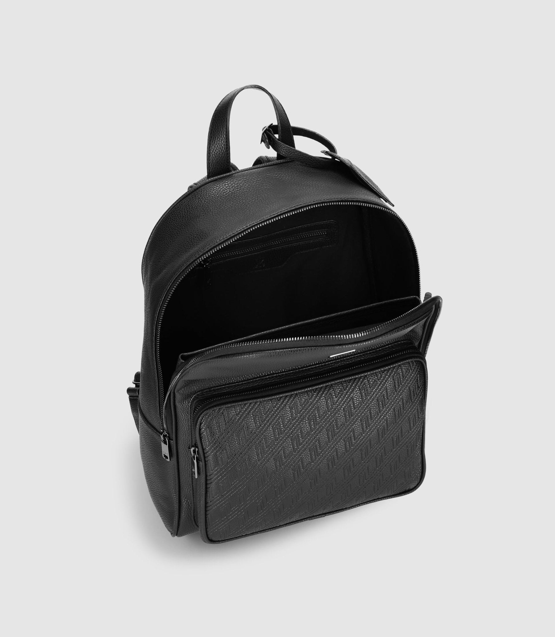 Sac à dos avec logo personnalisé noir WOVE - IZAC
