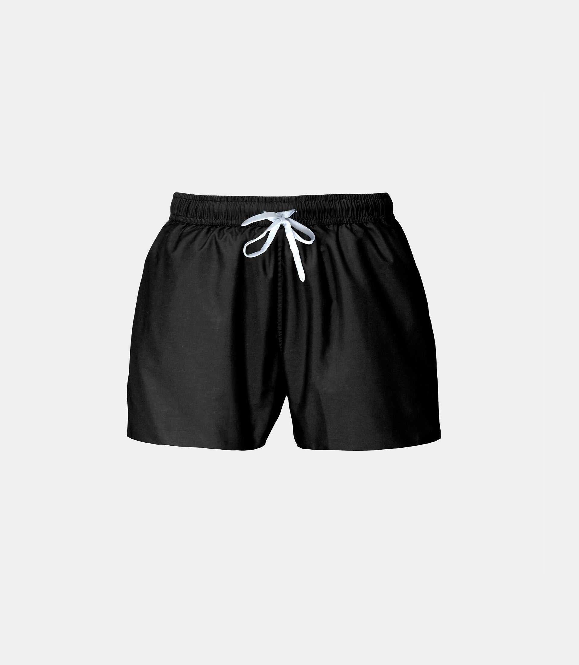 Maillot de bain uni noir "Wallas" - IZAC
