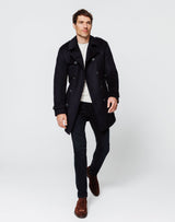 Trench croisé navy - IZAC