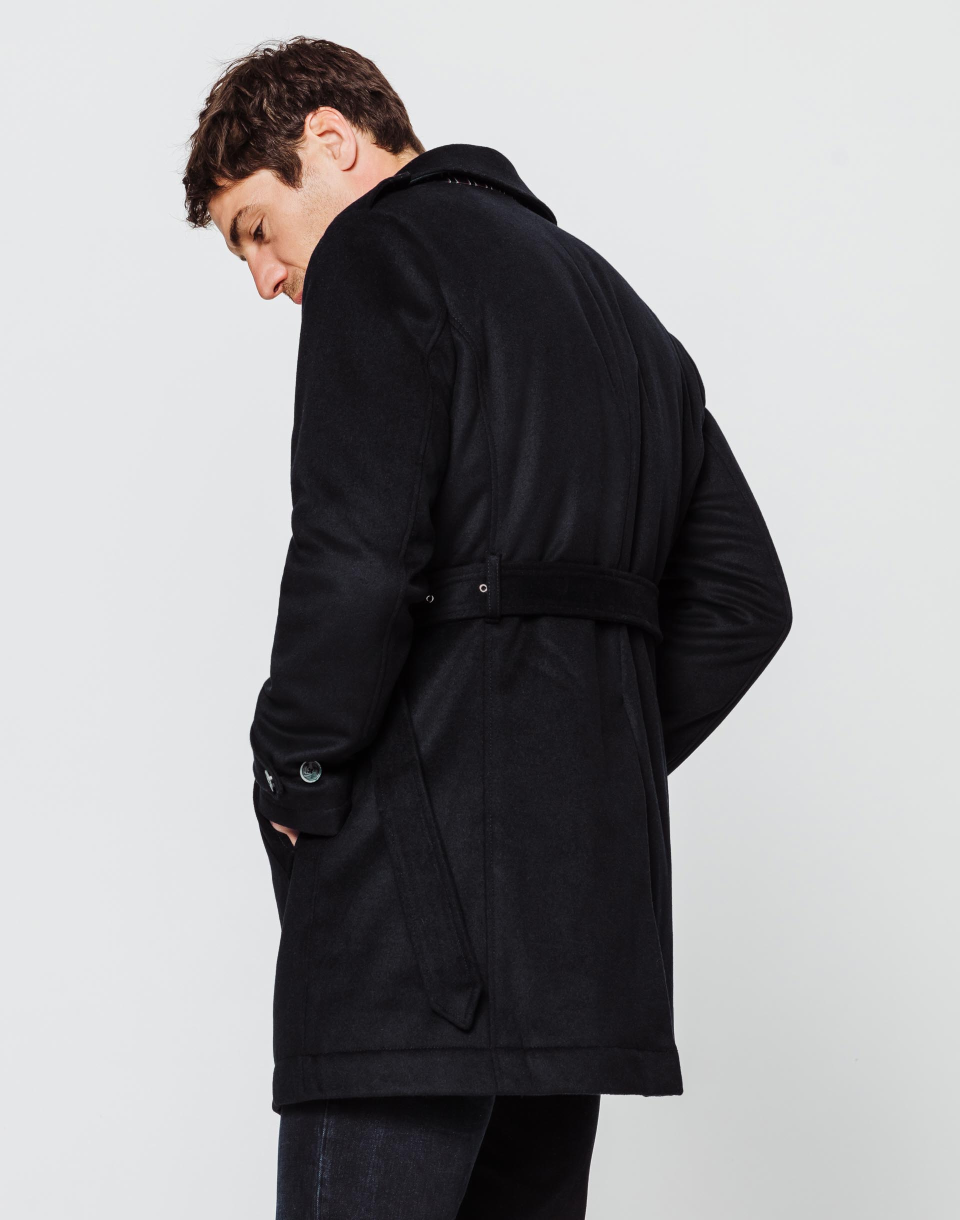 Trench croisé navy - IZAC