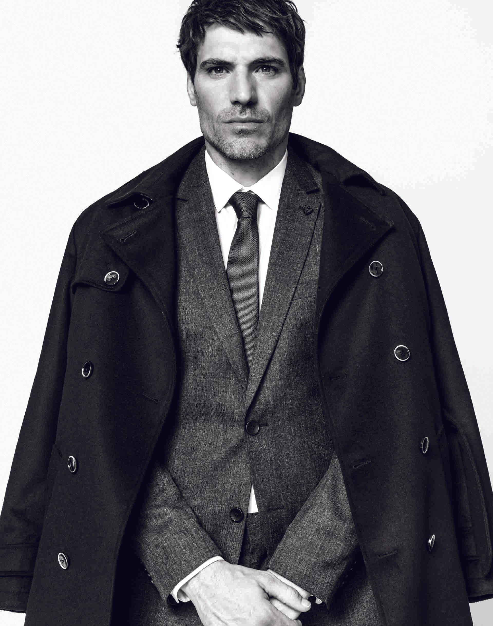 Trench croisé navy - IZAC