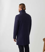 Manteau ville en laine marine "Neon" - IZAC