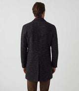 Manteau ville motif chevron marron "Nylies" - IZAC