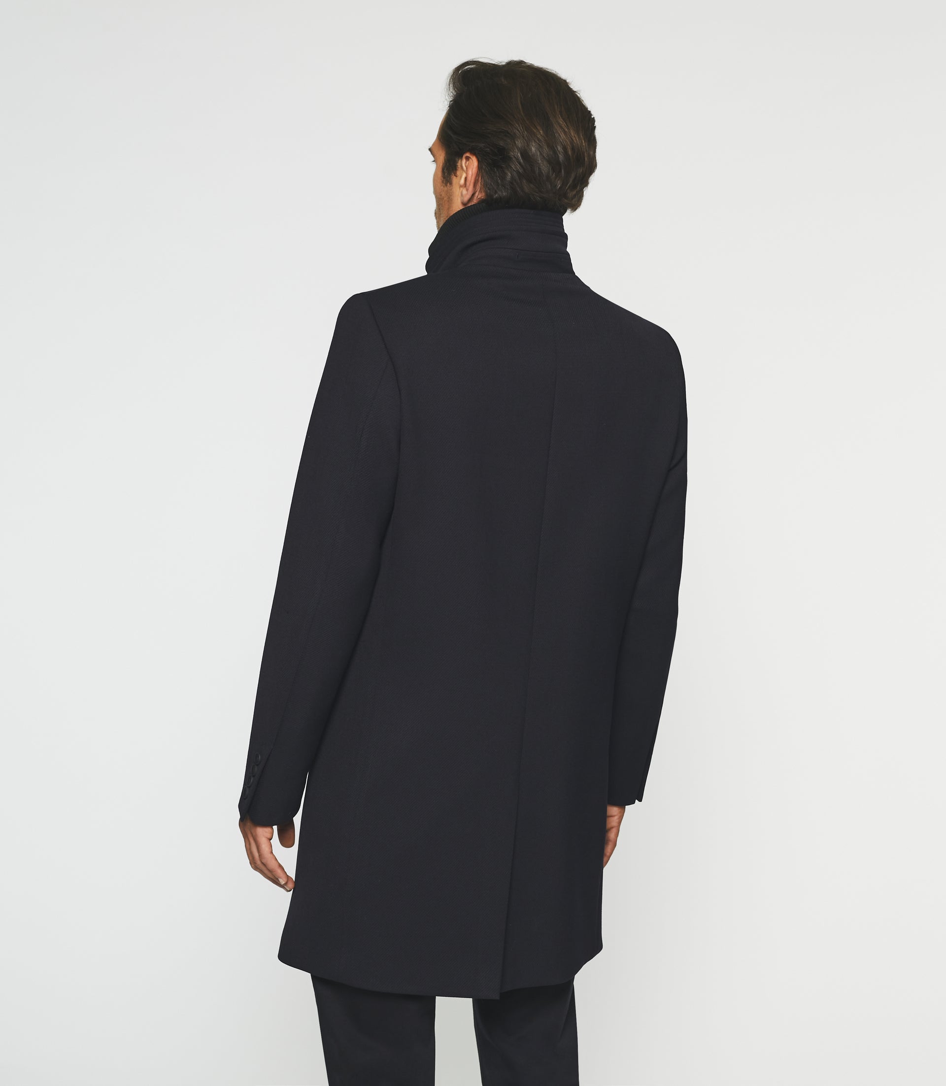 Manteau ville en laine marine INEON - IZAC