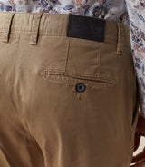 Chino micromotif beige "Berline" - IZAC