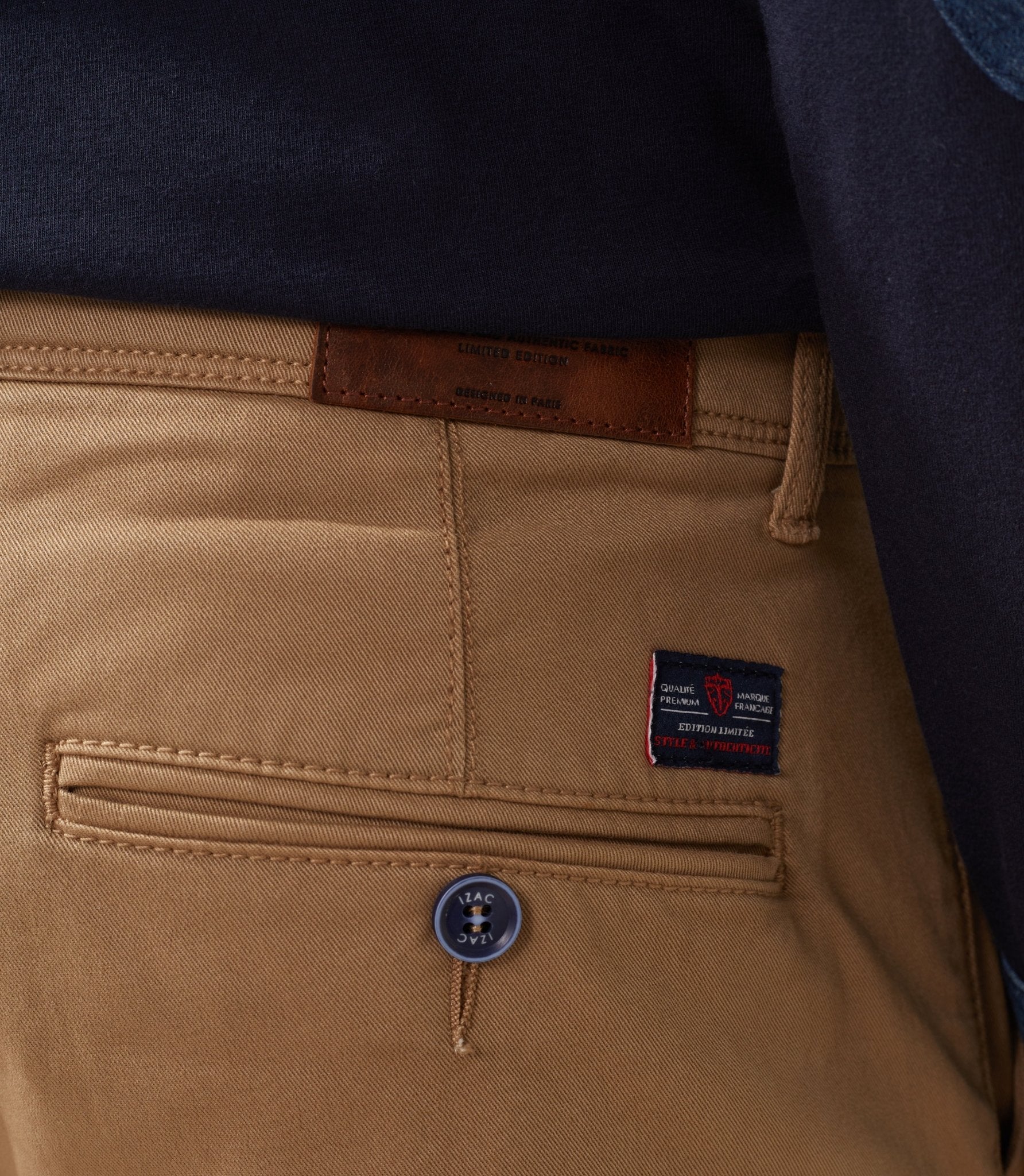 Pantalon casual beige - sable "Nachelor" - IZAC
