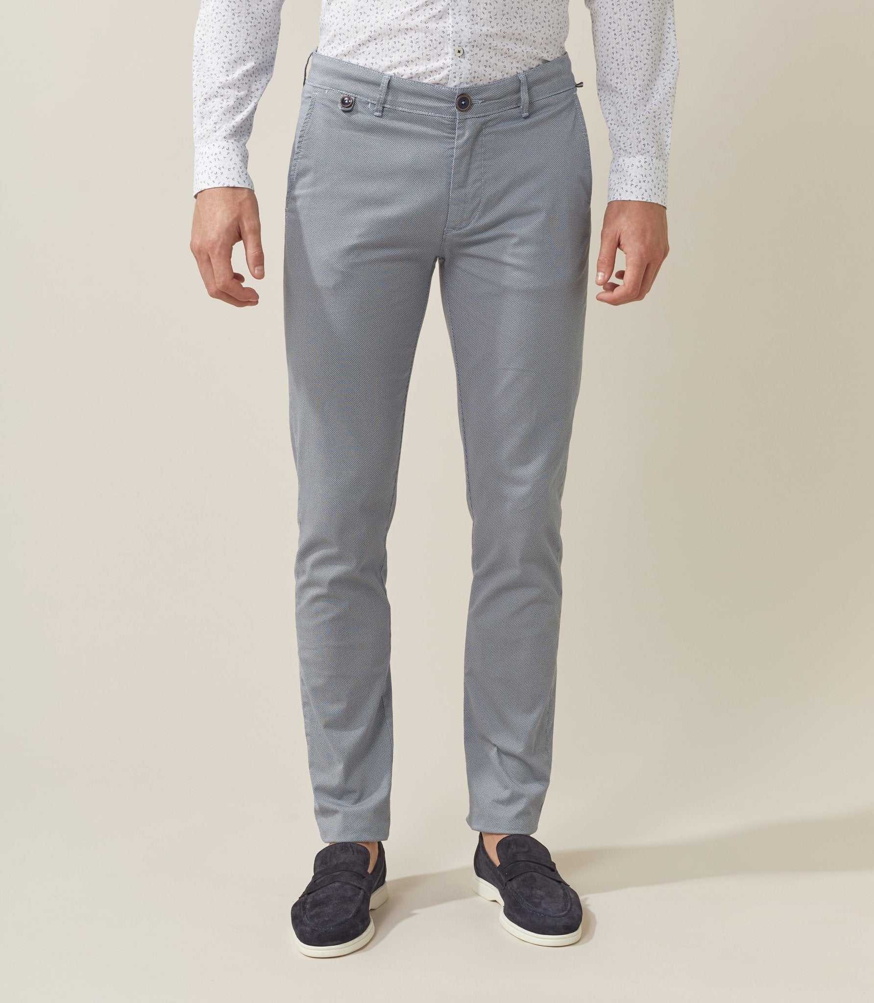 Pantalon casual imprime ciel "Nathan" - IZAC