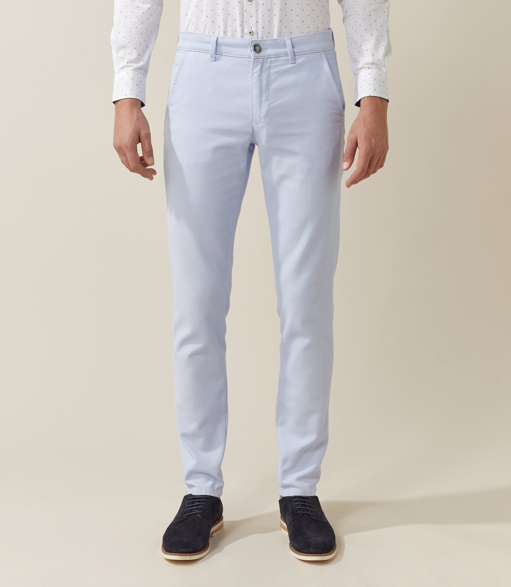 Pantalon urbain bleu - ciel "Nerrebi" - IZAC