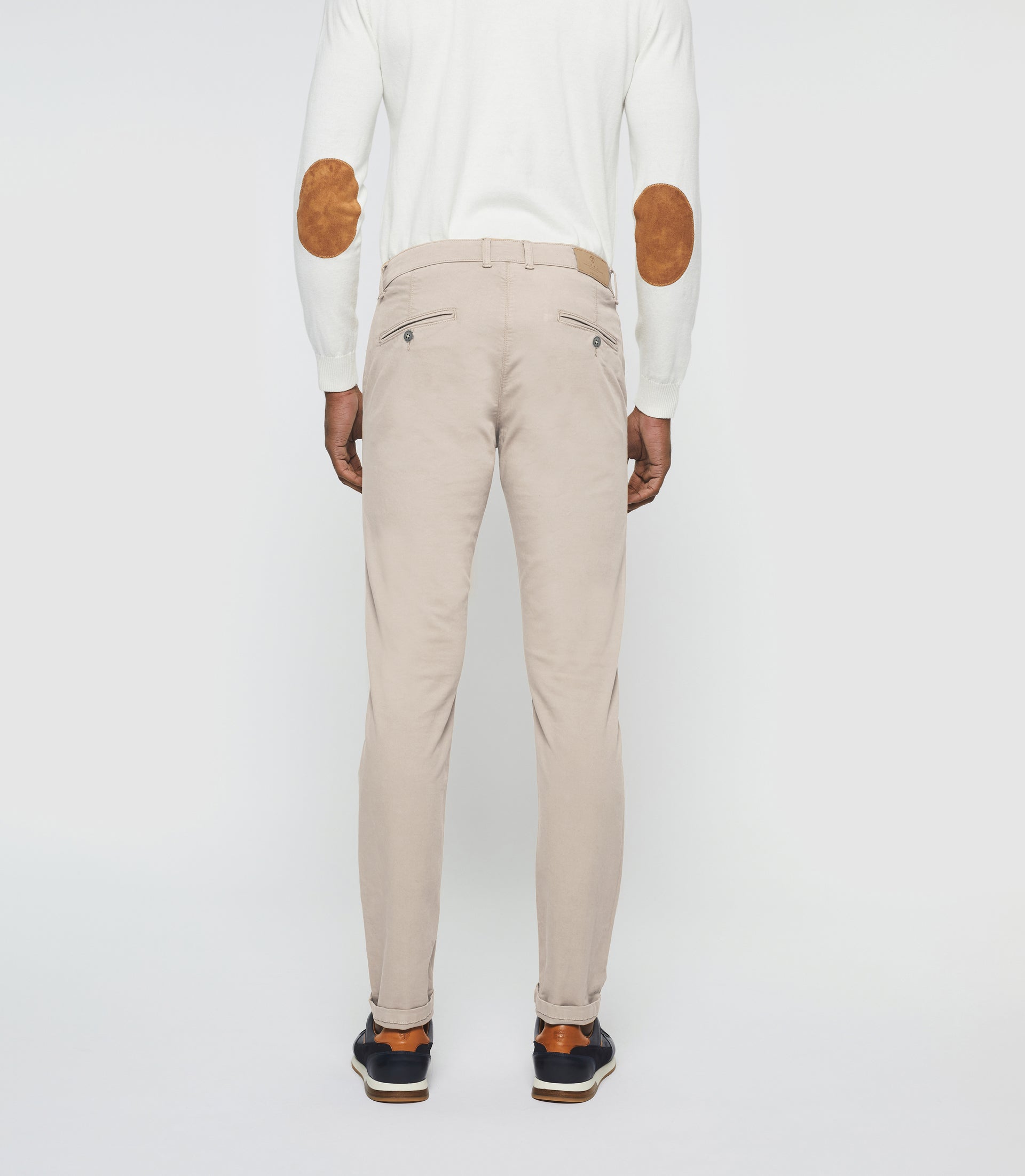 Pantalon slack casual lave beige mastic PACHELOROUT - IZAC