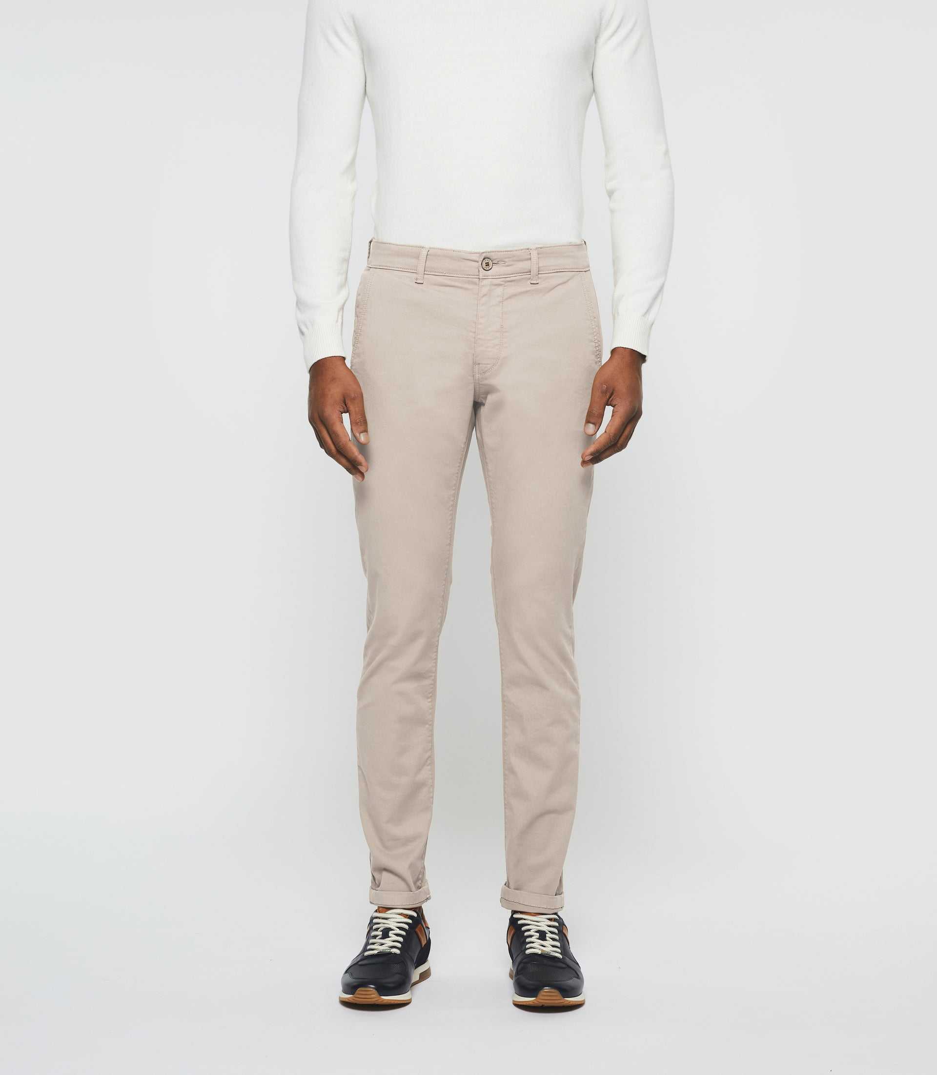 Pantalon slack slim mastic "Pachelorrea" - IZAC