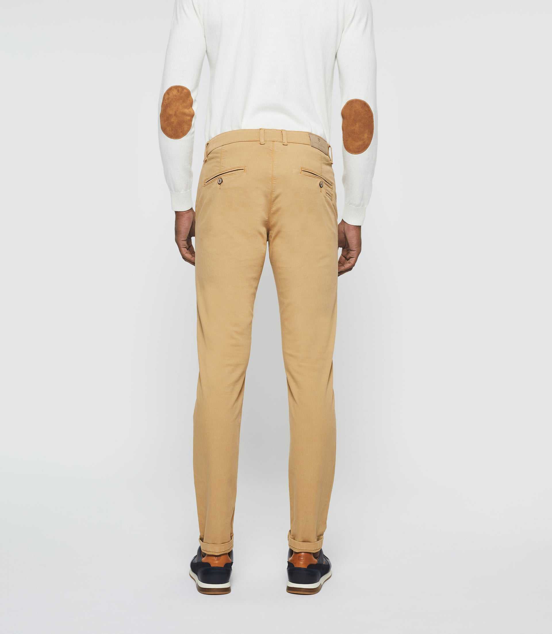 Pantalon casual slim beige "Pachelor" - IZAC