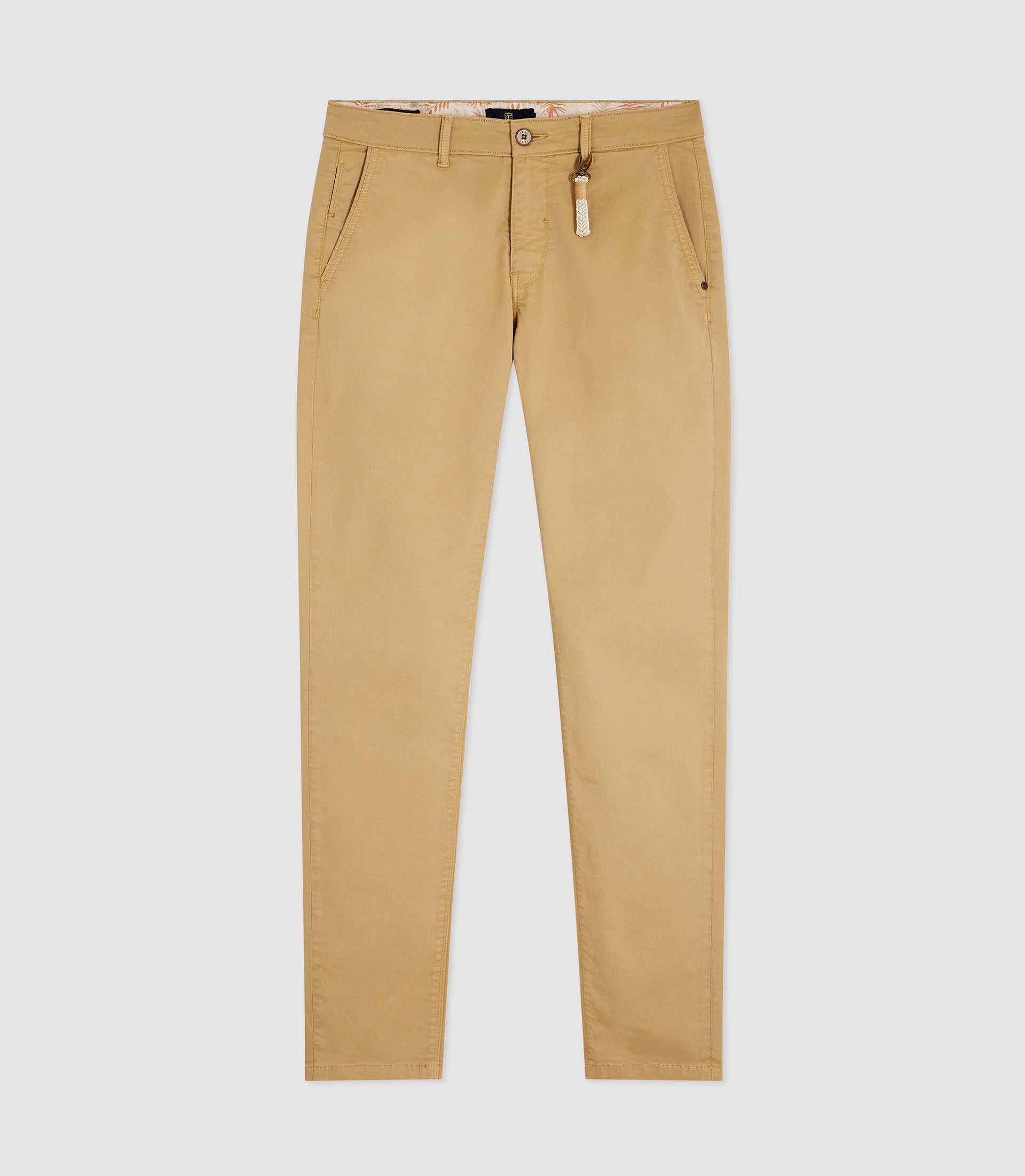 Pantalon casual slim beige "Pachelor" - IZAC