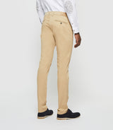 Pantalon chino slim beige "Panama" - IZAC