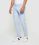 Pantalon casual slim bleu ciel "Perrebi" - IZAC