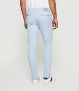 Pantalon casual slim bleu ciel "Perrebi" - IZAC