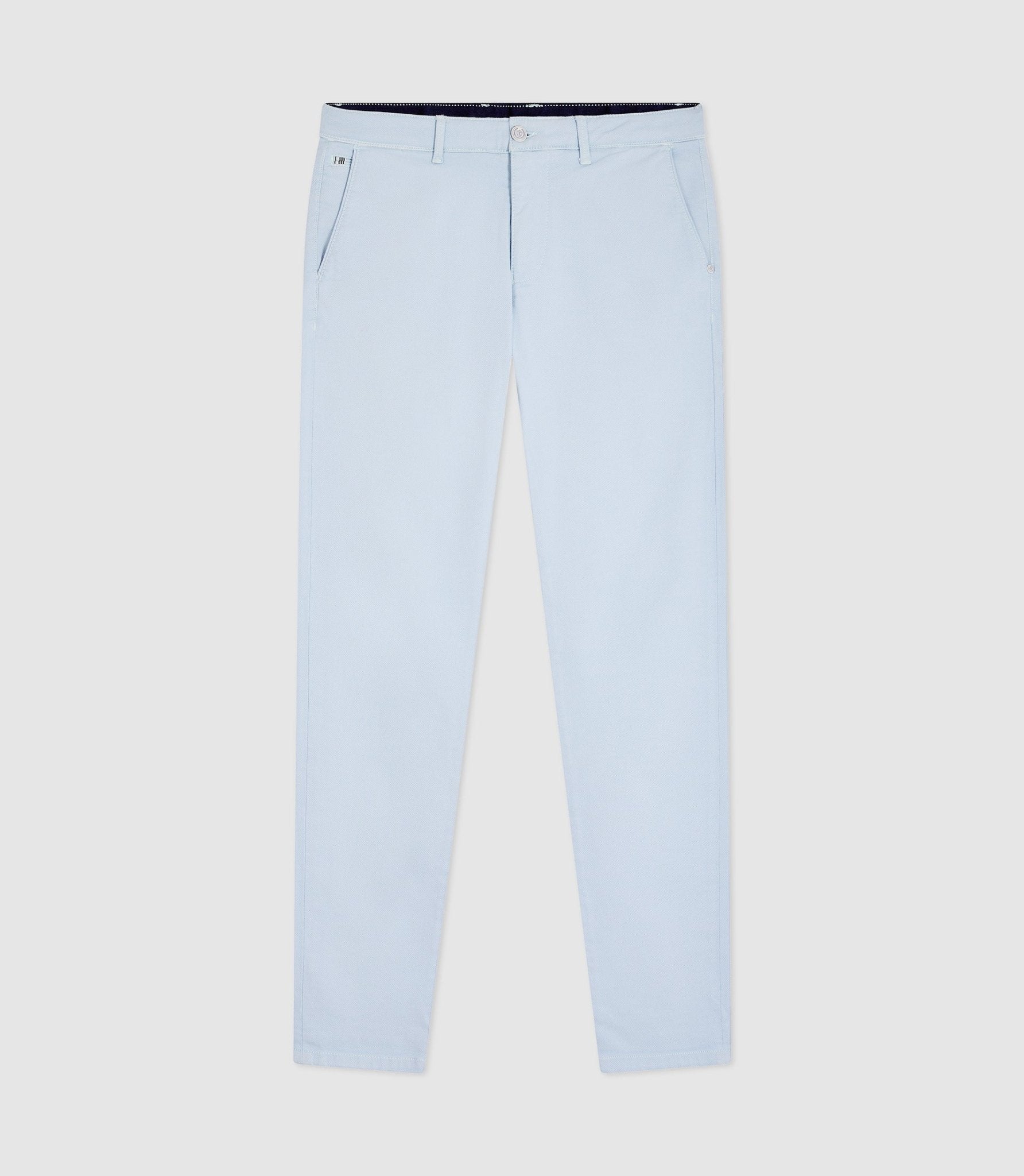 Pantalon casual slim bleu ciel "Perrebi" - IZAC