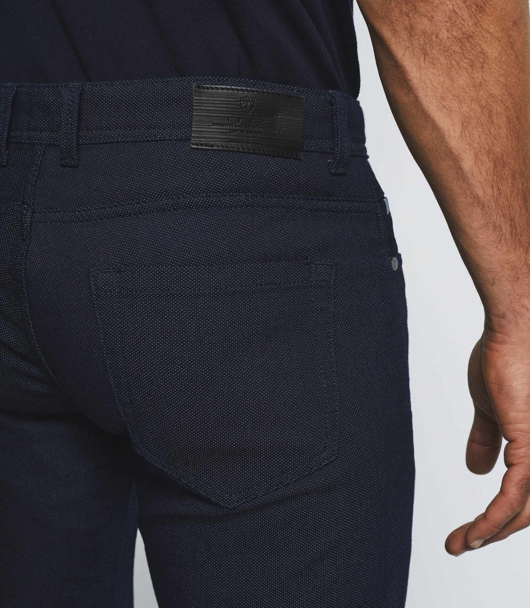 Pantalon slim 5 poches urbain marine PILLYOUT - IZAC