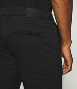 Pantalon chino slim noir