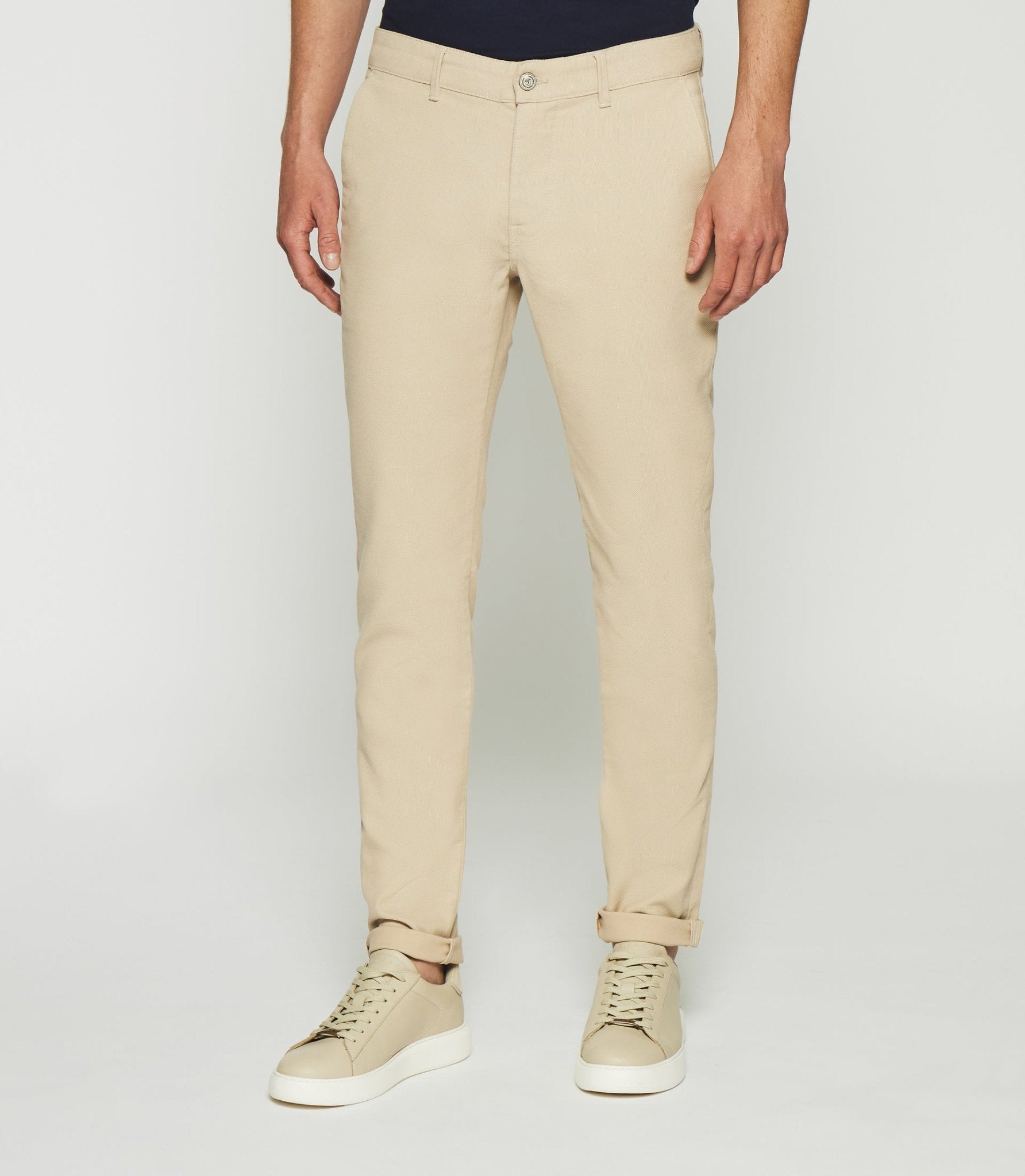 Pantalon slim beige foncé PARFAIT - IZAC