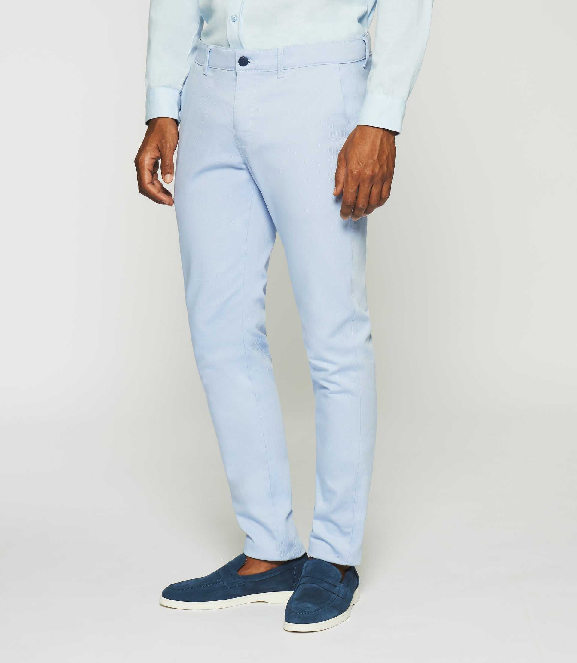 Pantalon slack casual ciel PERREBI - IZAC