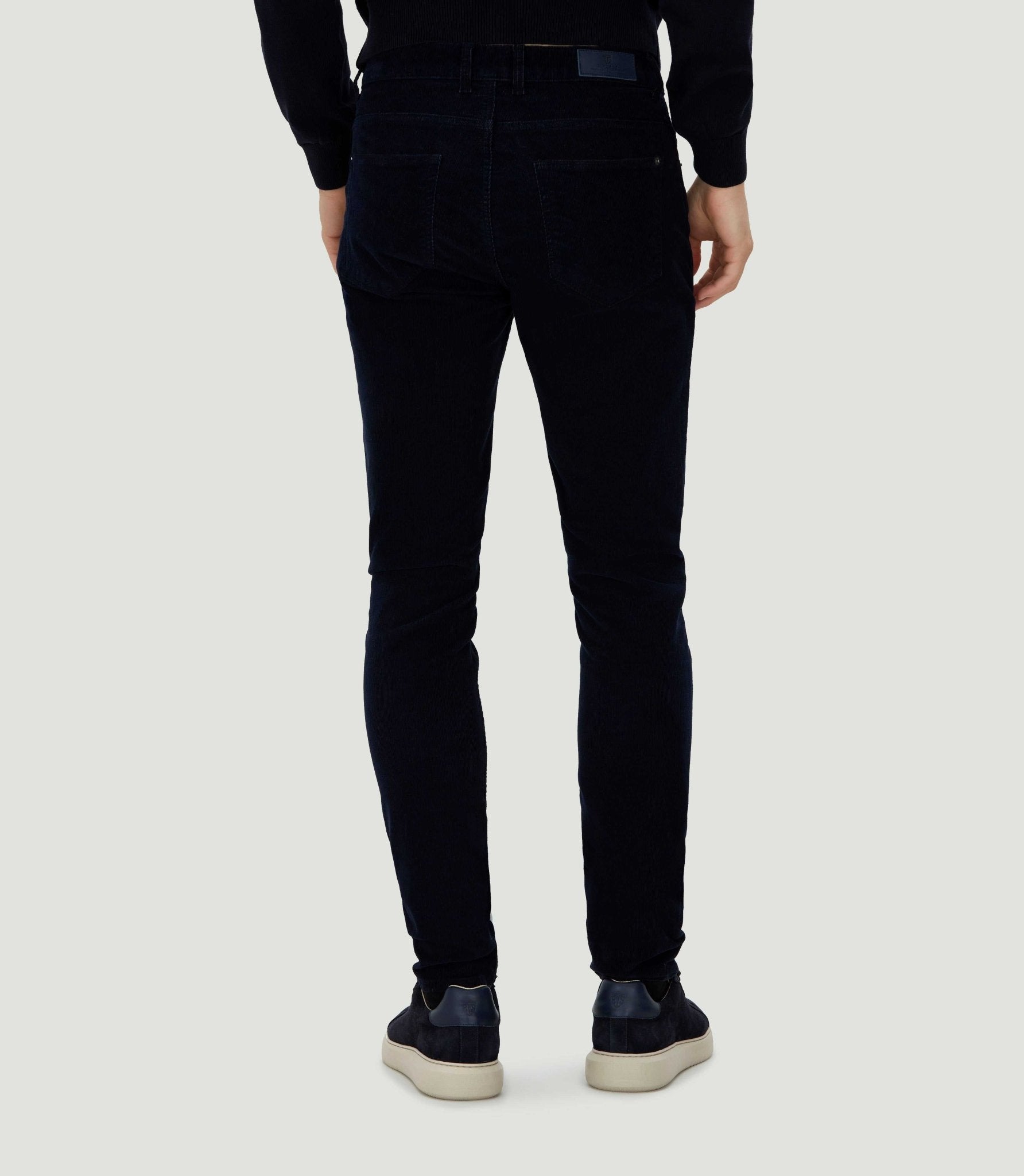Pantalon en velours marine "Casino" - IZAC