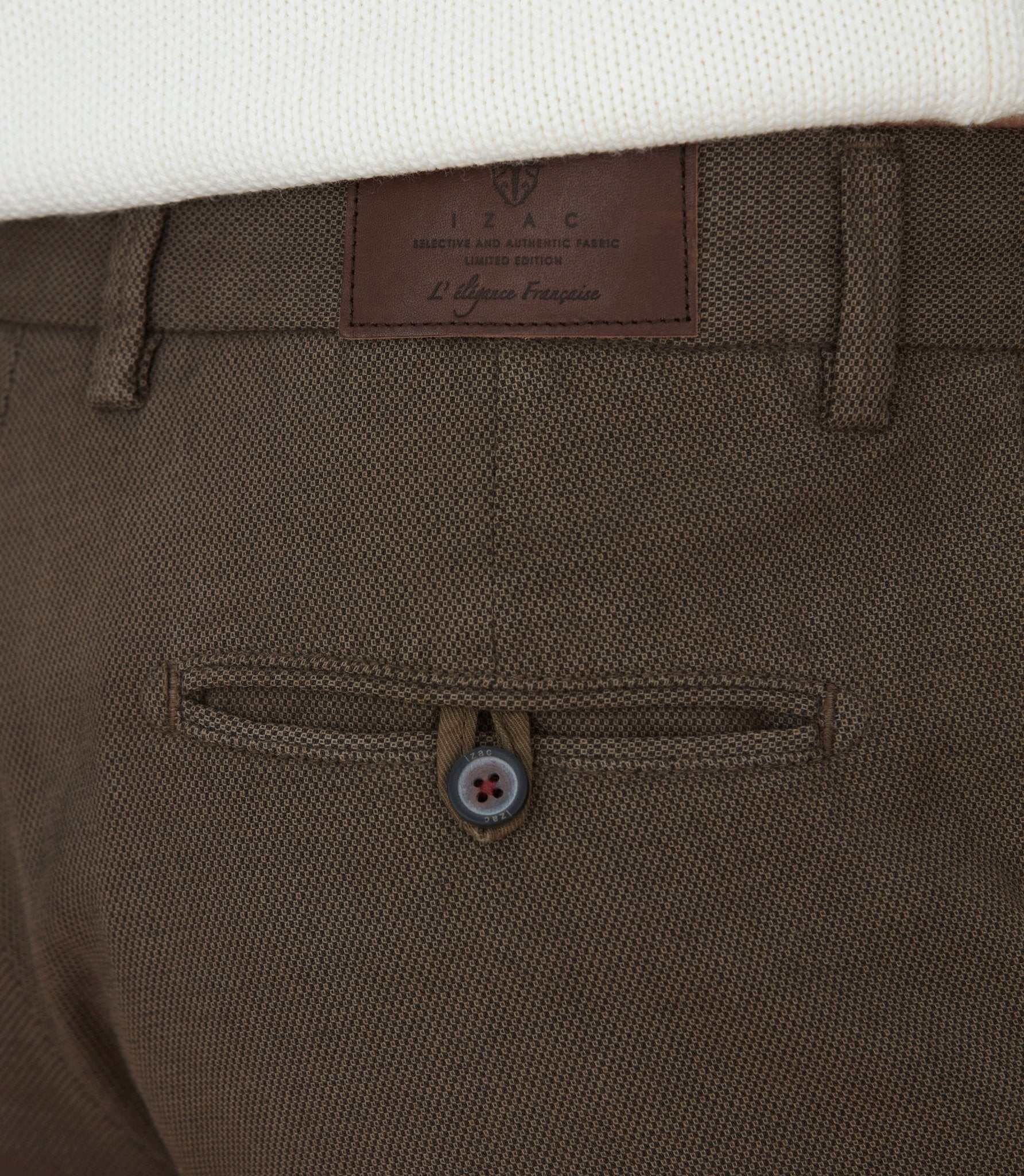 Pantalon chino slim beige foncé "Cobra" - IZAC